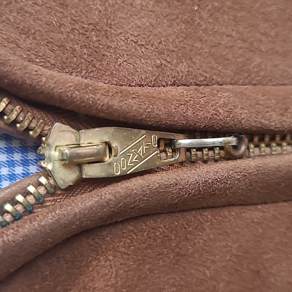 MCGREGOR Suede Scotchguard Leather Mens Large Full Zip Jacket 50s 60s VTG RARE - Picture 4 of 11